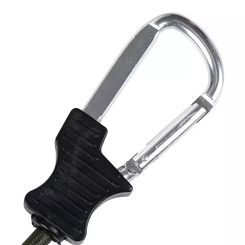 fosco industries Spanngurt mit Karabiner, 60cm (2Stück) SCHWARZ 2