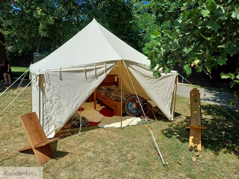 Magiezelt 3 x 3 natur 2