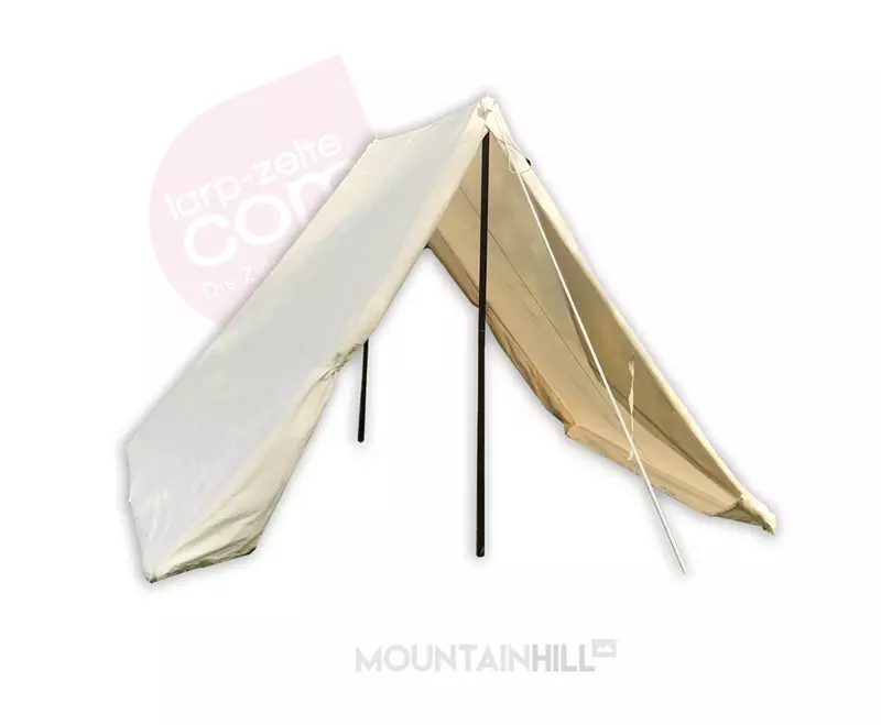 Keilzelt groß 3 x 2.50 natur 4