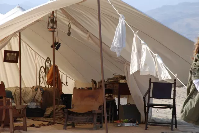 Safarizelt 4x6 Meter - natur 4