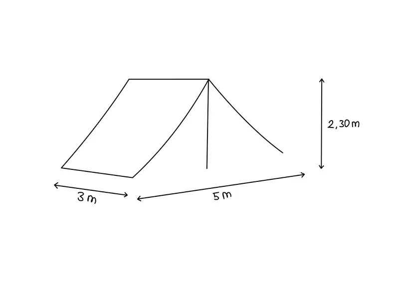 A-Zelt 230 - 3 x 5 Meter 4
