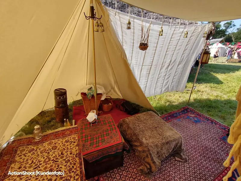 Händlerzelt 3x6 natur 4