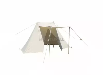 Sachsenzelt 2 x 4 Meter natur