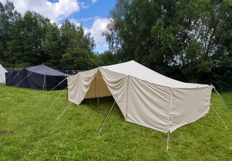 zelt bühne Wasserdichtes Gewerbe Hochzeit Event Terrasse Hof Rasen Beduinen Stretch (Größe: 6,1 x 4,6 x 4 m) Sport & Freizeit the north face duffel Color:Passion Purple Emerson Gear G3 Combat