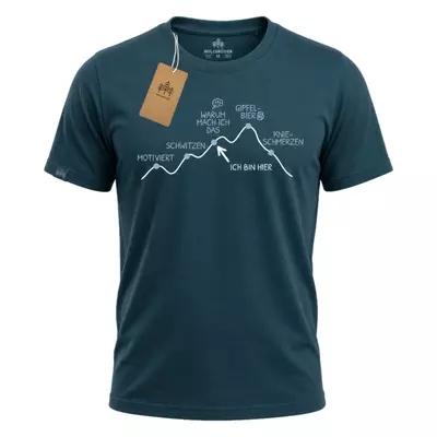 HOLZBRÜDER T-Shirt "5 Phasen der Wanderung"