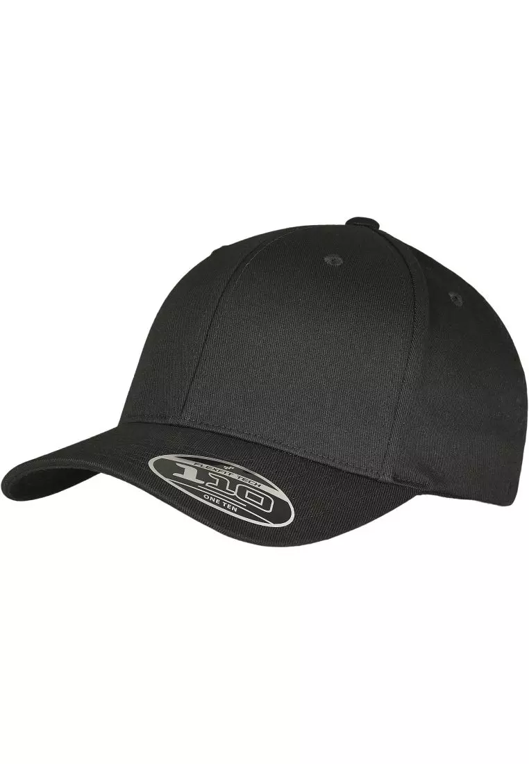 Cap flexfit, Wooly Combed Adjustable, schwarz - ONE SIZE