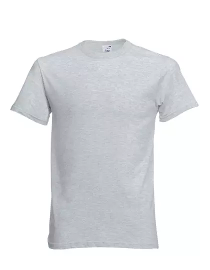 Fruit of the loom T-Shirt, hellgrau