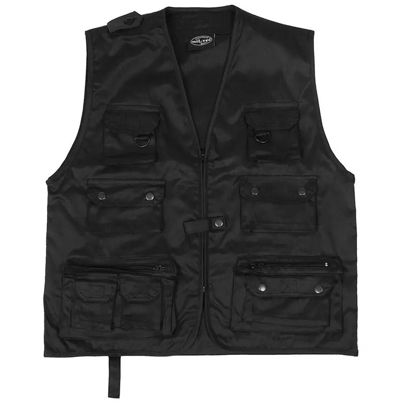 Anglerweste, schwarz