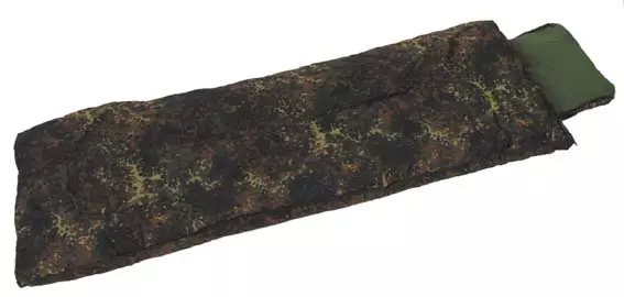 Pilotenschlafsack flecktarn