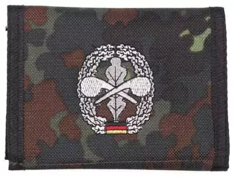 Nylongeldbörse ABC-Abwehr, flecktarn