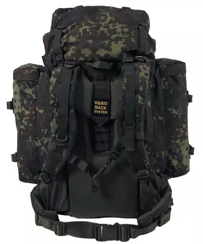 BW Bundeswehr Mountainrucksack, 80 Liter, flecktarn 2