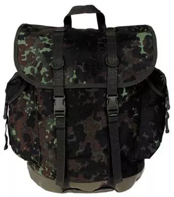 BW Bundeswehr Gebirgsrucksack, flecktarn - NEU