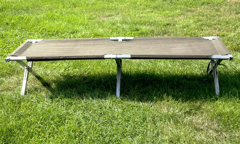 Original US Army Feldbett, gebraucht m. neuem Bezug 2