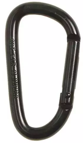 Karabinerhaken flecktarn, 6mmx6cm