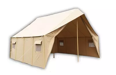 Messtent 5 x 5 Meter, natur