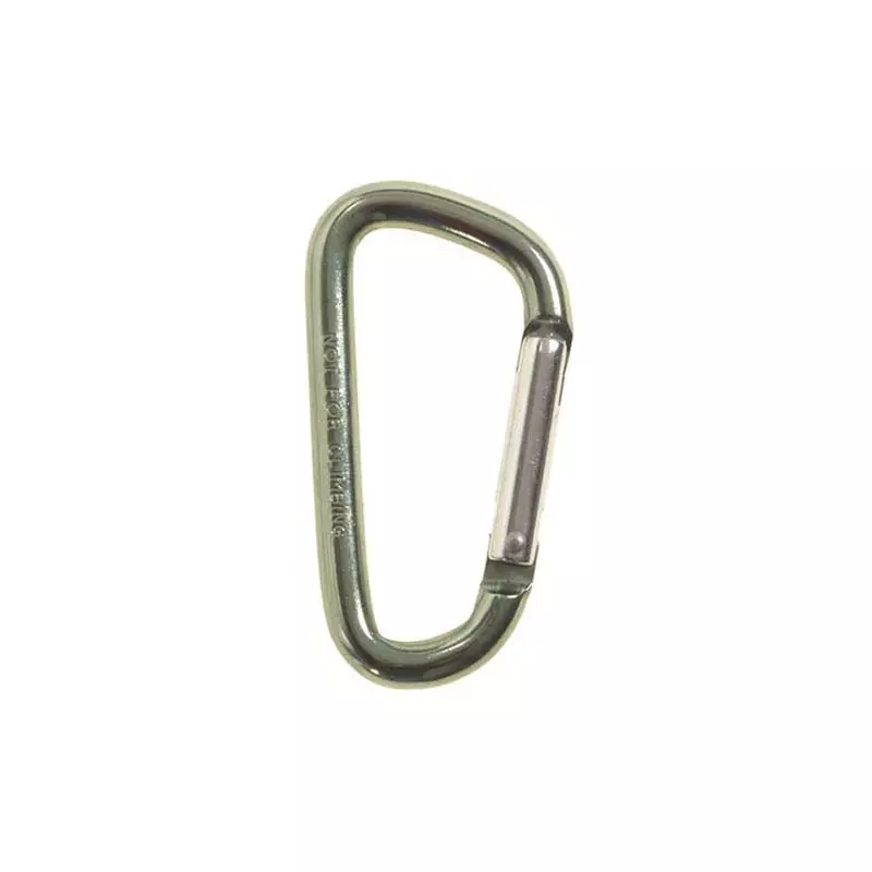 Karabinerhaken oliv, 5mmx5cm