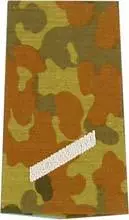 Rangschlaufen Gefreiter flecktarn/weiß mit Klett