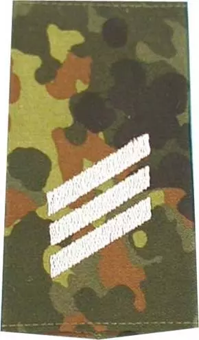 Rangschlaufen Hauptgefreiter flecktarn/weiß