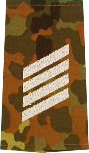 Rangschlaufen Stabsgefreiter flecktarn/weiß