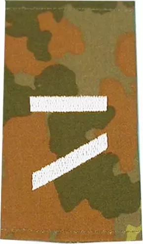 Rangschlaufen Gefreiter UA flecktarn/weiß