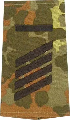 Rangschlaufen Stabsgefreiter UA flecktarn/schwarz