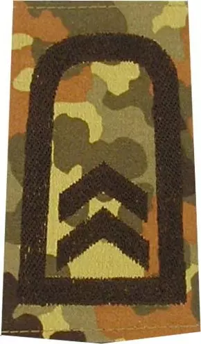 Rangschlaufen Oberfeldwebel flecktarn/schwarz