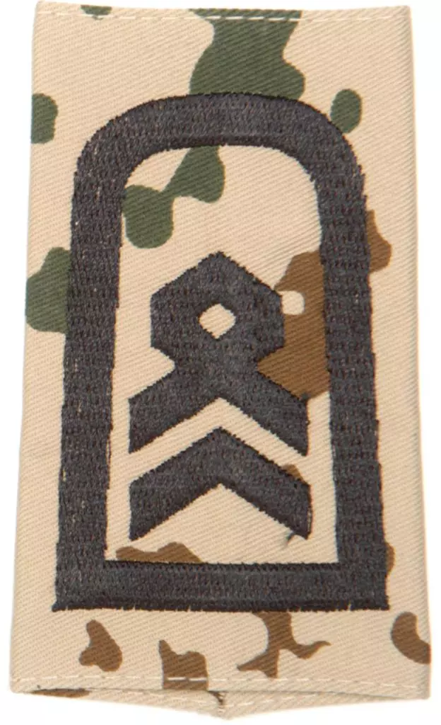 Rangschlaufen Stabsfeldwebel tropentarn/schwarz