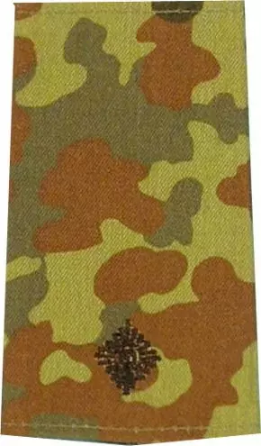 Rangschlaufen Leutnant flecktarn/schwarz