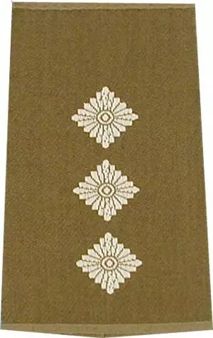 Rangschlaufen Hauptmann oliv/weiß