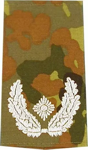 Rangschlaufen Major flecktarn/weiß mit Klett