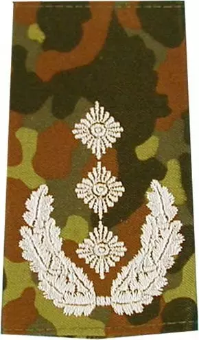 Rangschlaufen Oberst flecktarn/weiß