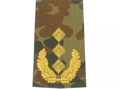 Rangschlaufen Generalleutnant flecktarn/gold