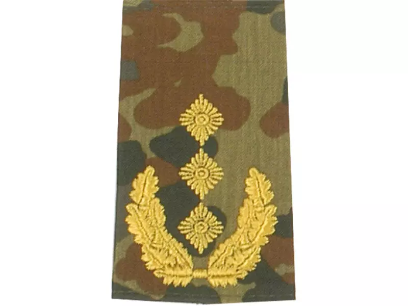 Rangschlaufen Generalleutnant flecktarn/gold