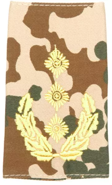 Rangschlaufen Generalleutnant tropentarn/gold