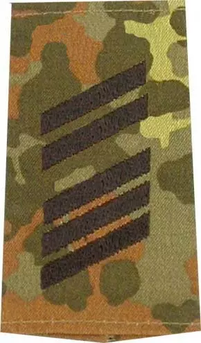 Rangschlaufen Oberstabsgefreiter flecktarn/schwarz