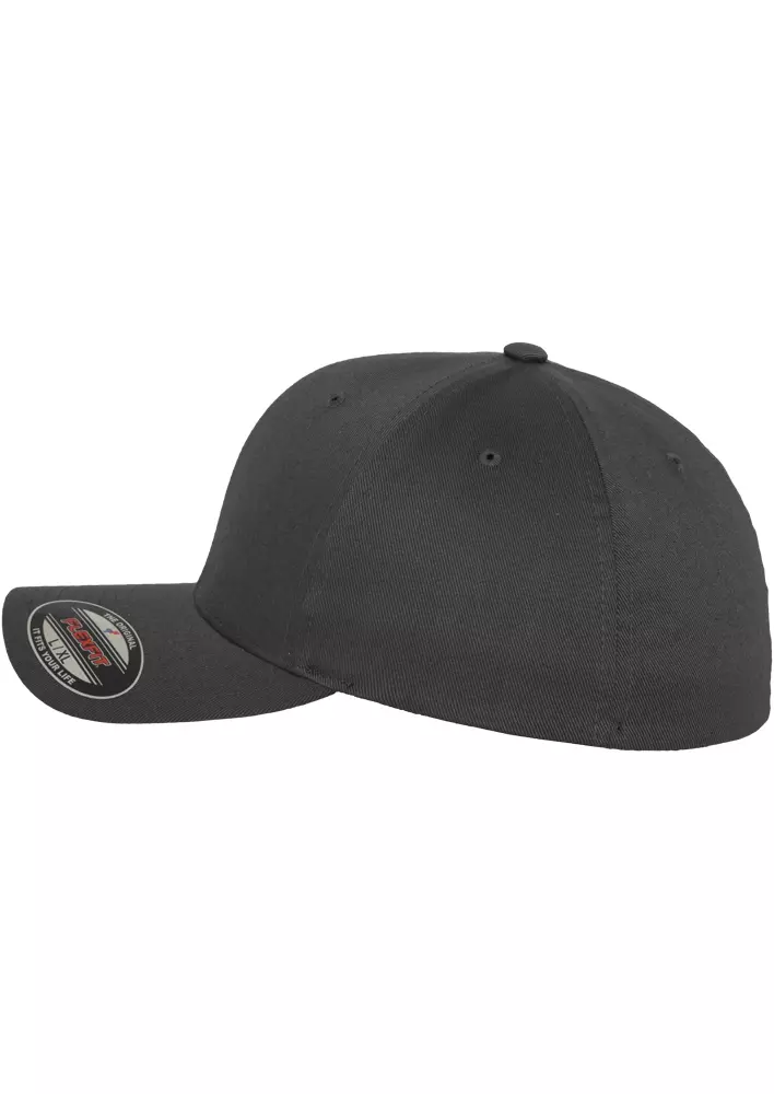 Cap flexfit, Wooly Combed, dunkelgrau 4