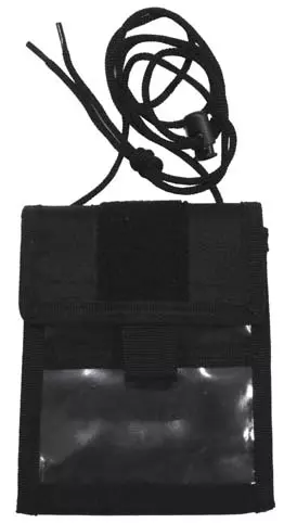 Brustbeutel, schwarz