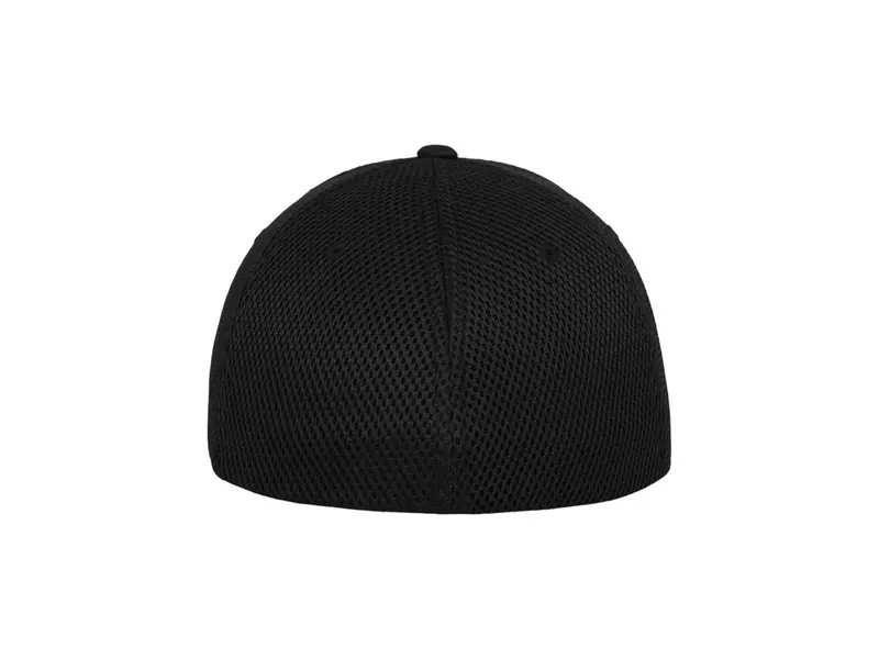 Cap flexfit, Tactel Mesh, schwarz 3