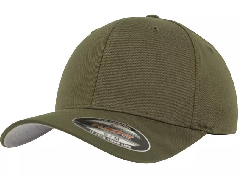 Cap flexfit, Wooly Combed, oliv