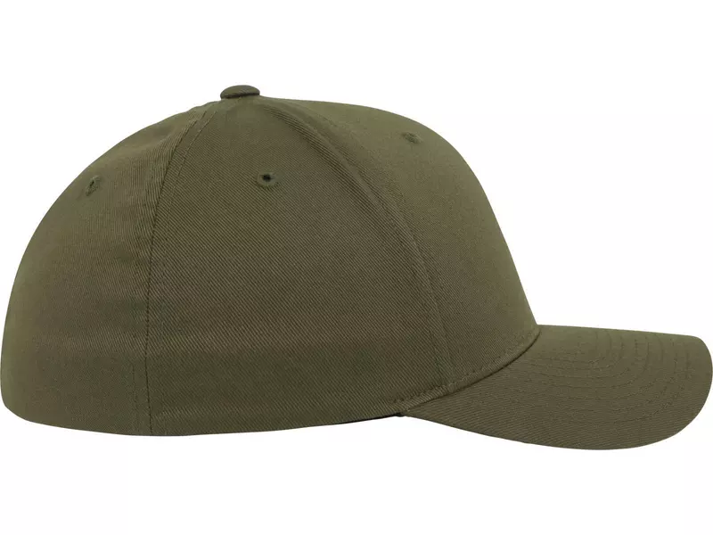 Cap flexfit, Wooly Combed, oliv 3