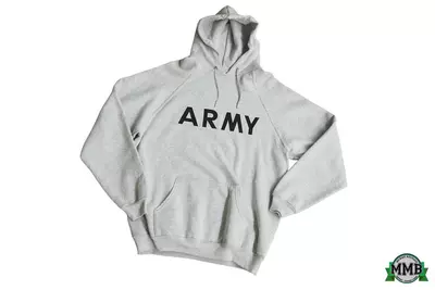 Kapuzenpullover ARMY, graumeliert