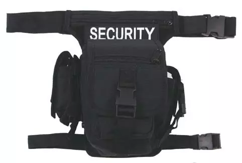 Hip Bag SECURITY, schwarz