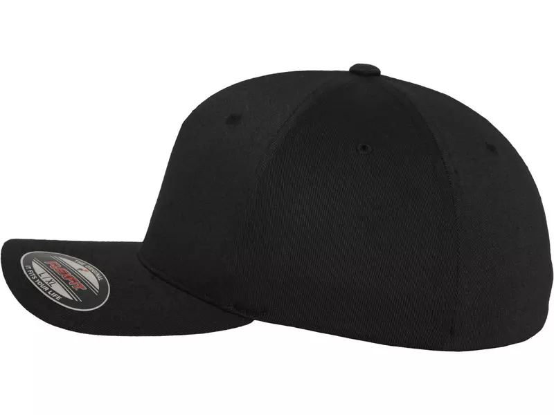 Cap Flexfit, 5 Panel, schwarz 3