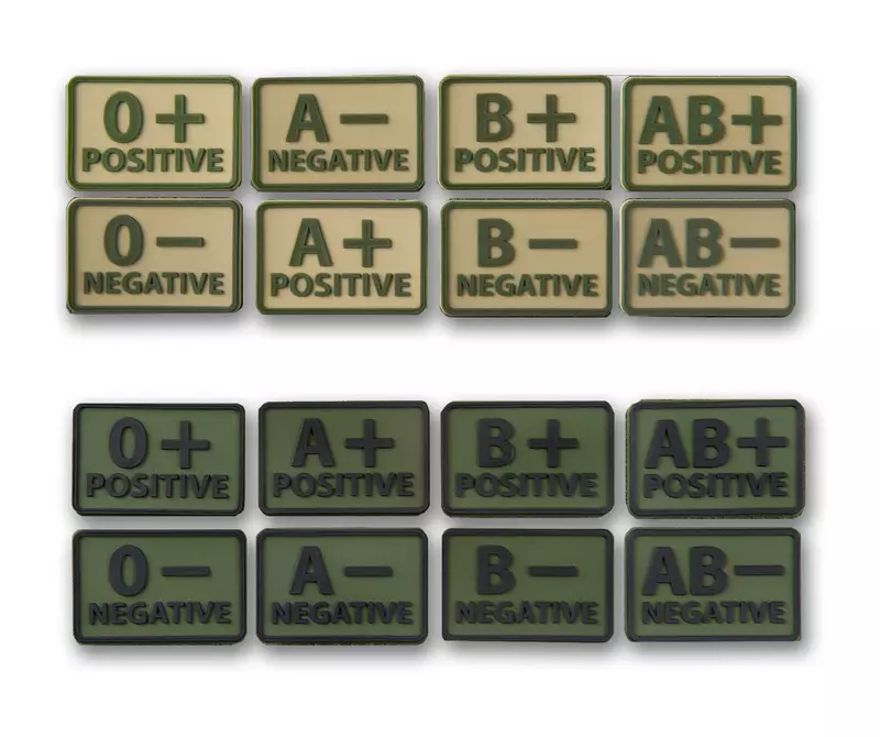 HELIKON-TEX Blutgruppenpatch 2er-Set 2