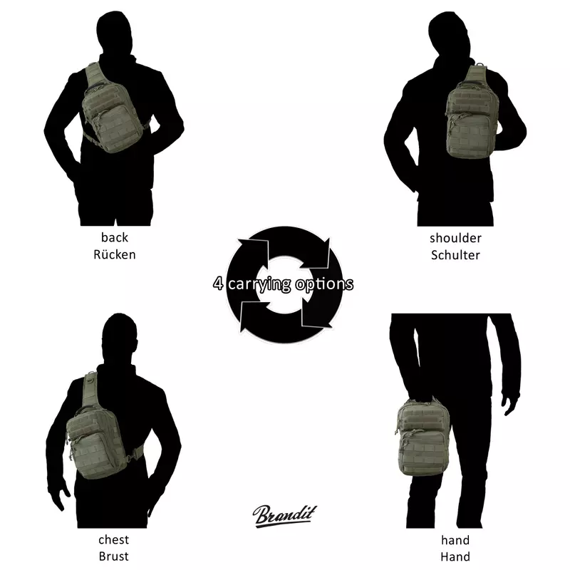 US Cooper EveryDay Schulter-/Rucksacktasche, oliv 3
