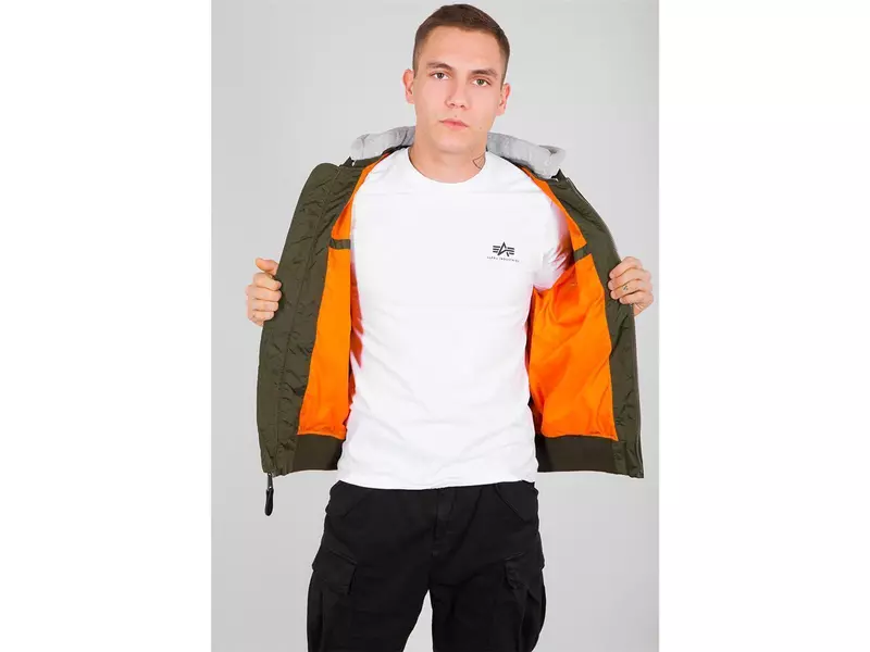 ALPHA Industries MA-1 TT Hood Bomberjacke, oliv 6