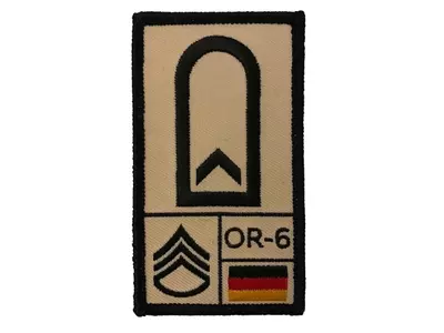 Rank Patch: Feldwebel (sand)