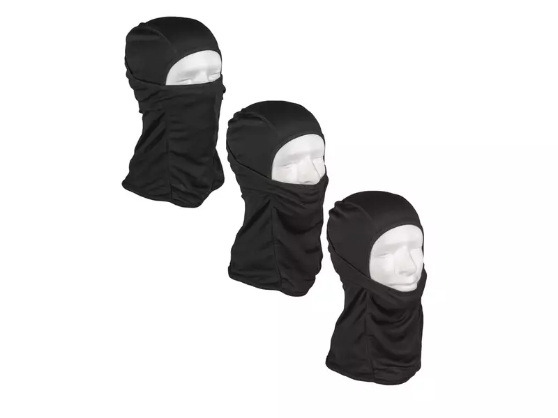 BALACLAVA Sturmhaube Tact. offen, schwarz 2