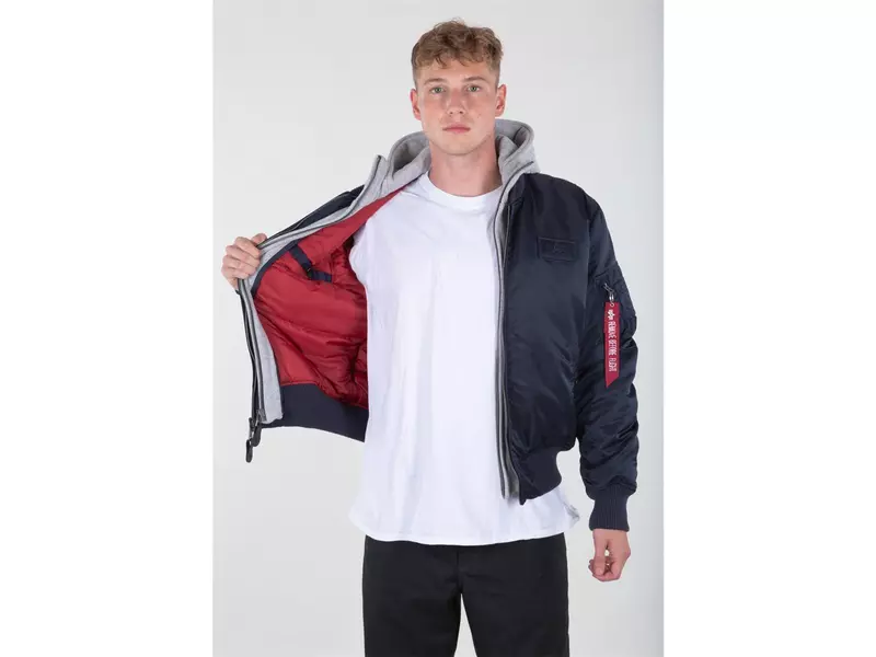 ALPHA Industries MA-1 D-Tec Bomberjacke rep.blue 2