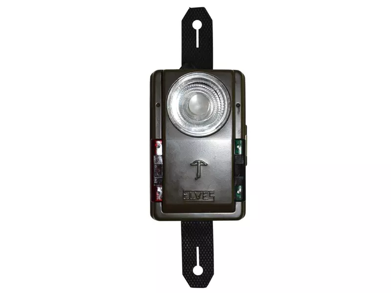 Taschenlampe, (N) oliv neuwertig, 3-farbig